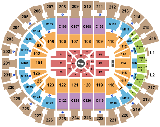 Rocket Mortgage FieldHouse Nate Bargatze Seating Chart